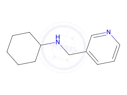 Chemical structure of N-(3-Pyridinylmethyl)cyclohexanamine dihydrochloride