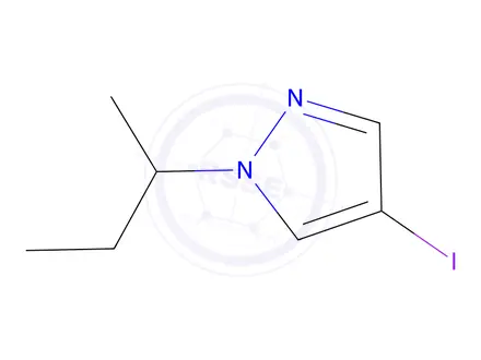 Chemical structure of 1-sec-butyl-4-iodo-1h-pyrazole