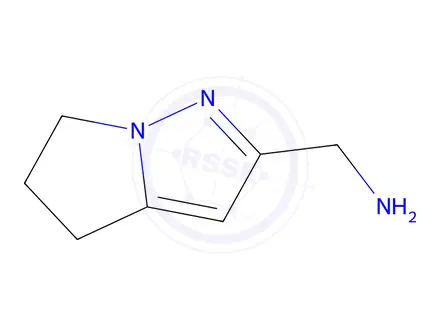 Chemical structure of 5,6-dihydro-4H-pyrrolo[1,2-b]pyrazol-2-ylmethanamine