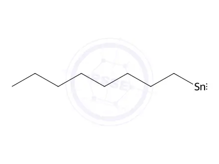 Chemical structure of octyltin