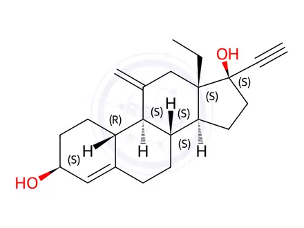 Chemical structure of 3b-Hydroxydesogestrel