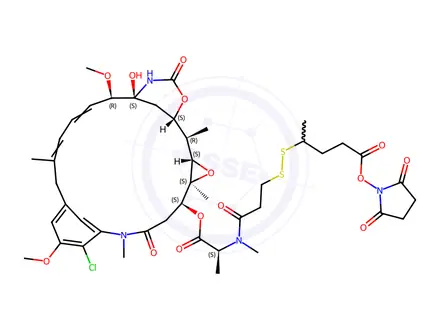 Chemical structure of Spp-DM1