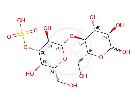 Chemical structure of Lactose-3’-sulfate
