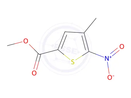 Chemical structure of Methyl 4-methyl-5-nitrothiophene-2-carboxylate