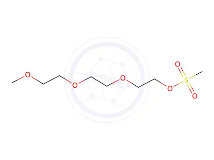 Chemical structure of 2-(2-(2-Methoxyethoxy)ethoxy)ethyl methanesulfonate