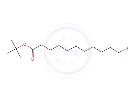 Chemical structure of tert-Butyl 11-iodoundecanoate
