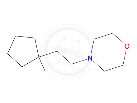 Chemical structure of 1-(2-Morpholinoethyl)cyclopentan-1-amine