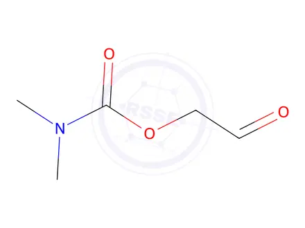 Chemical structure of Carbamic acid, dimethyl-, 2-oxoethyl ester (9CI)