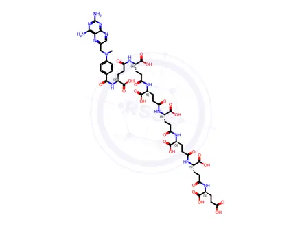 Chemical structure of Methotrexate Heptaglutamate