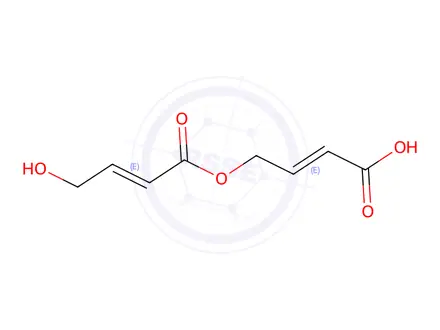 Chemical structure of (E)-4-(((E)-4-hydroxybut-2-enoyl)oxy)but-2-enoic acid