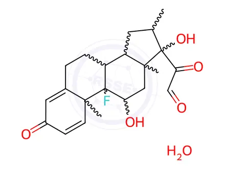 Chemical structure of 21-Dehydro Dexamethasone