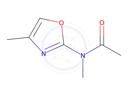 Chemical structure of N-Methyl-N-(4-methyloxazol-2-yl)acetamide