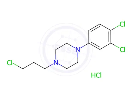 Chemical structure of 1-(3-chloropropyl)-4-(3,4-dichlorophenyl)piperazine