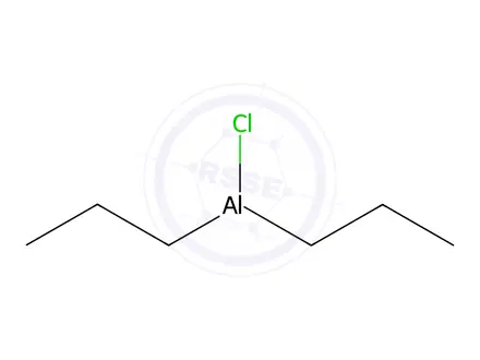 Chemical structure of DI-N-PROPYLALUMINUM CHLORIDE