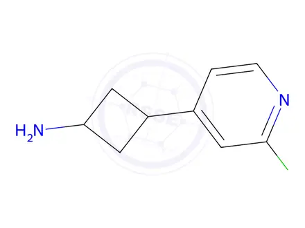 Chemical structure of 3-(2-Chloropyridin-4-yl)cyclobutan-1-amine
