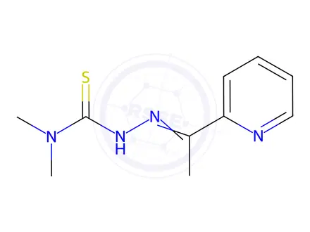 Chemical structure of N,N-Dimethyl-2-(1-(pyridin-2-yl)ethylidene)hydrazine-1-carbothioamide