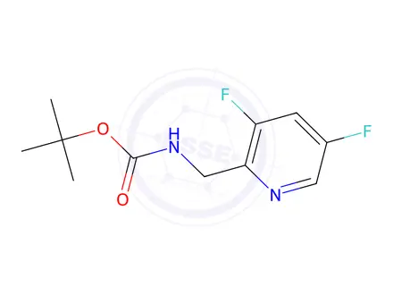 Chemical structure of tert-Butyl ((3,5-difluoropyridin-2-yl)methyl)carbamate