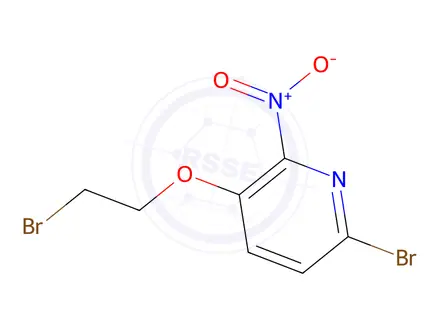 Chemical structure of 6-Bromo-3-(2-bromoethoxy)-2-nitropyridine