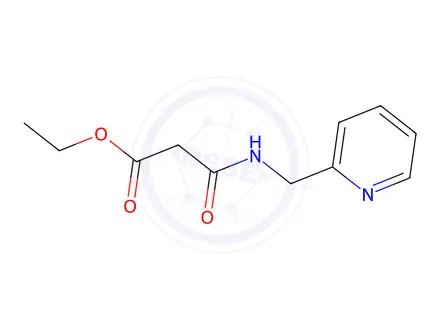 Chemical structure of Ethyl 3-oxo-3-((pyridin-2-ylmethyl)amino)propanoate