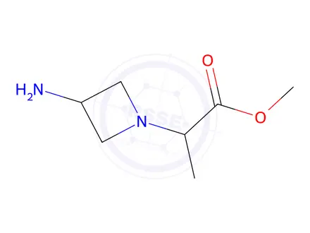 Chemical structure of Methyl 2-(3-aminoazetidin-1-yl)propanoate