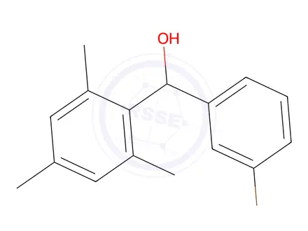 Chemical structure of (3-Bromophenyl)(mesityl)methanol