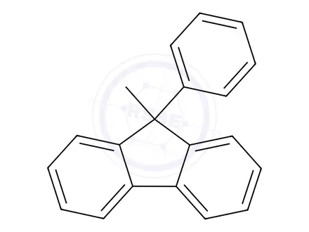 Chemical structure of 9-Methyl-9-phenylfluorene