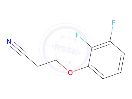 Chemical structure of 3-(2,3-Difluorophenoxy)propanenitrile