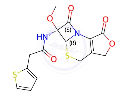 Chemical structure of Cefoxitin Sodium EP Impurity J