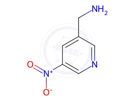 Chemical structure of (5-NITROPYRIDIN-3-YL)METHANAMINE