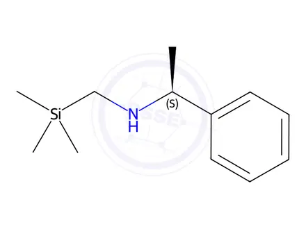 Chemical structure of (S)-1-Phenyl-N-((trimethylsilyl)methyl)ethanamine