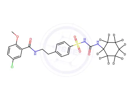 Chemical structure of Glyburide