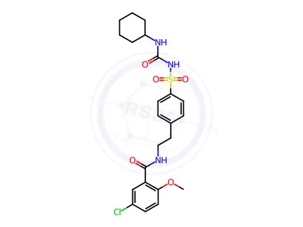 Chemical structure of Glibenclamide