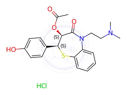 Chemical structure of Diltiazem Hydrochloride Impurity 37