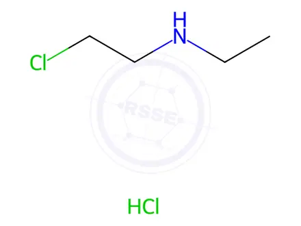 Chemical structure of 2-Chloro-N-ethylethanamine hydrochloride