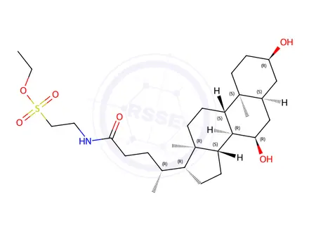 Chemical structure of Ursodeoxycholic Acid Impurity 135