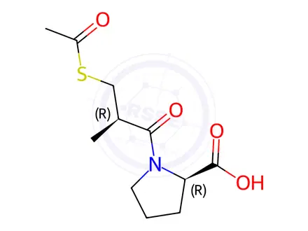Chemical structure of Captopril Impurity 42