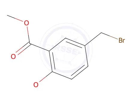 Chemical structure of Methyl 5-(Bromomethyl)-2-methoxybenzoate