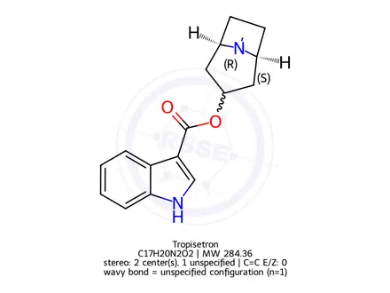 Chemical structure of Tropisetron