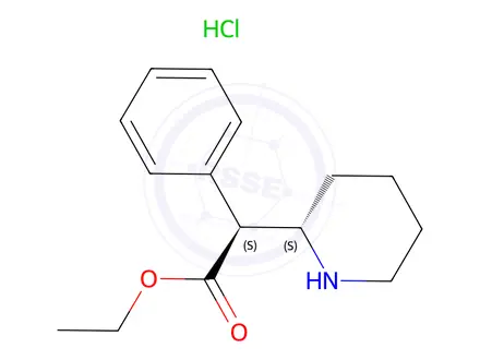 Chemical structure of Methylphenidate Hydrochloride Impurity 5 Hydrochloride (Methylphenidate Hydrochloride EP Impurity E Hydrochloride)