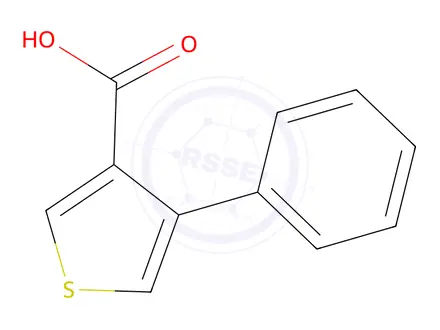 Chemical structure of 4-phenylthiophene-3-carboxylic Acid
