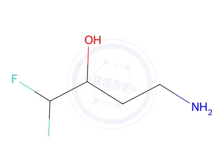 Chemical structure of 4-Amino-1,1-difluorobutan-2-ol