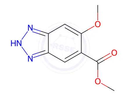Chemical structure of Methyl 6-methoxy-1H-benzotriazole-5-carboxylate