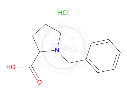 Chemical structure of Benzylproline hydrochloride