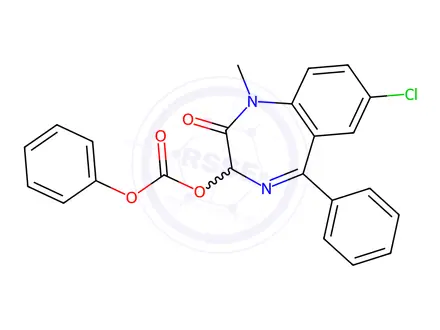 Chemical structure of Camazepam Impurity 1
