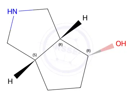 Chemical structure of rel-((3aR,4R,6aS)-Octahydrocyclopenta[c]pyrrol-4-ol)
