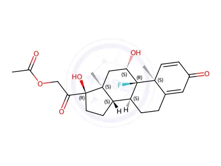 Chemical structure of Isoflupredone Acetate