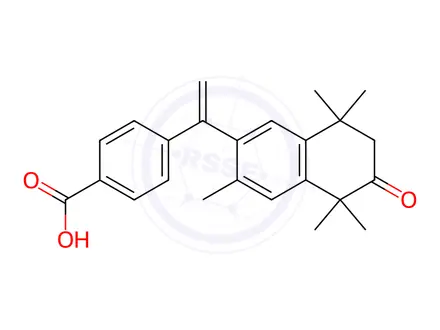 Chemical structure of 6-oxo-Bexarotene