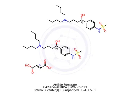 Chemical structure of Artilide Fumarate
