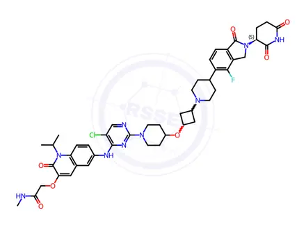 Chemical structure of ARV 393 Impurity 3