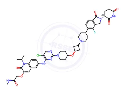 Chemical structure of ARV 393 Impurity 4